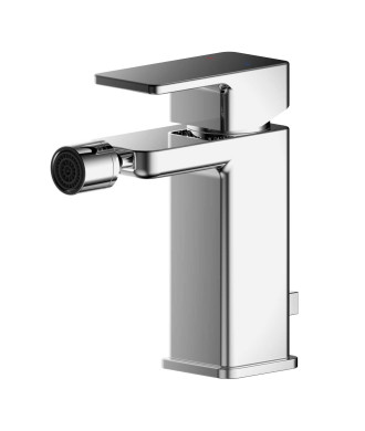 Nuie Windon Mono Bidet Mixer Tap With Pop Up Waste - Chrome
