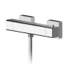 Nuie Windon Bottom Outlet Round Thermostatic Bar Shower Valve - Chrome