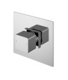 Nuie Windon Thermostatic Temperature Control Concealed Shower Valve - Chrome