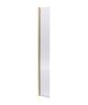 Nuie Fluted Hinged Flipper Wet Room Screen, Toughened Glass Wet Room Glass Panels & Shower Screen in Brushed Brass, 300mm x 1...