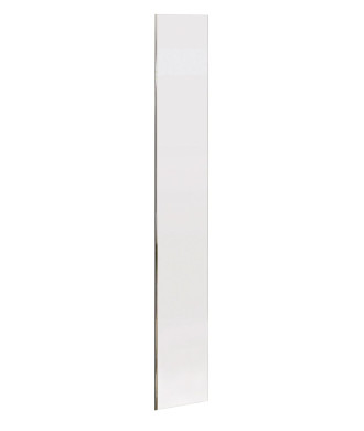 Hudson Reed Wetroom Return Screen Frameless, Durable Toughened Safety Glass Wet Room Glass Panels & Shower Screen in Chrome, ...
