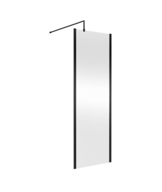 900mm Wetroom Screen With Support Bar