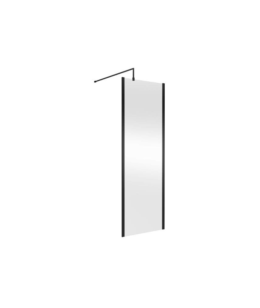 900mm Wetroom Screen With Support Bar