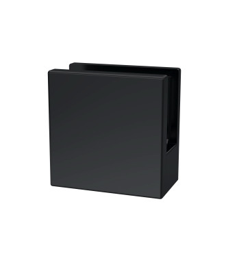 Nuie Wetroom Screen Foot And Wall Bracket - Matt Black
