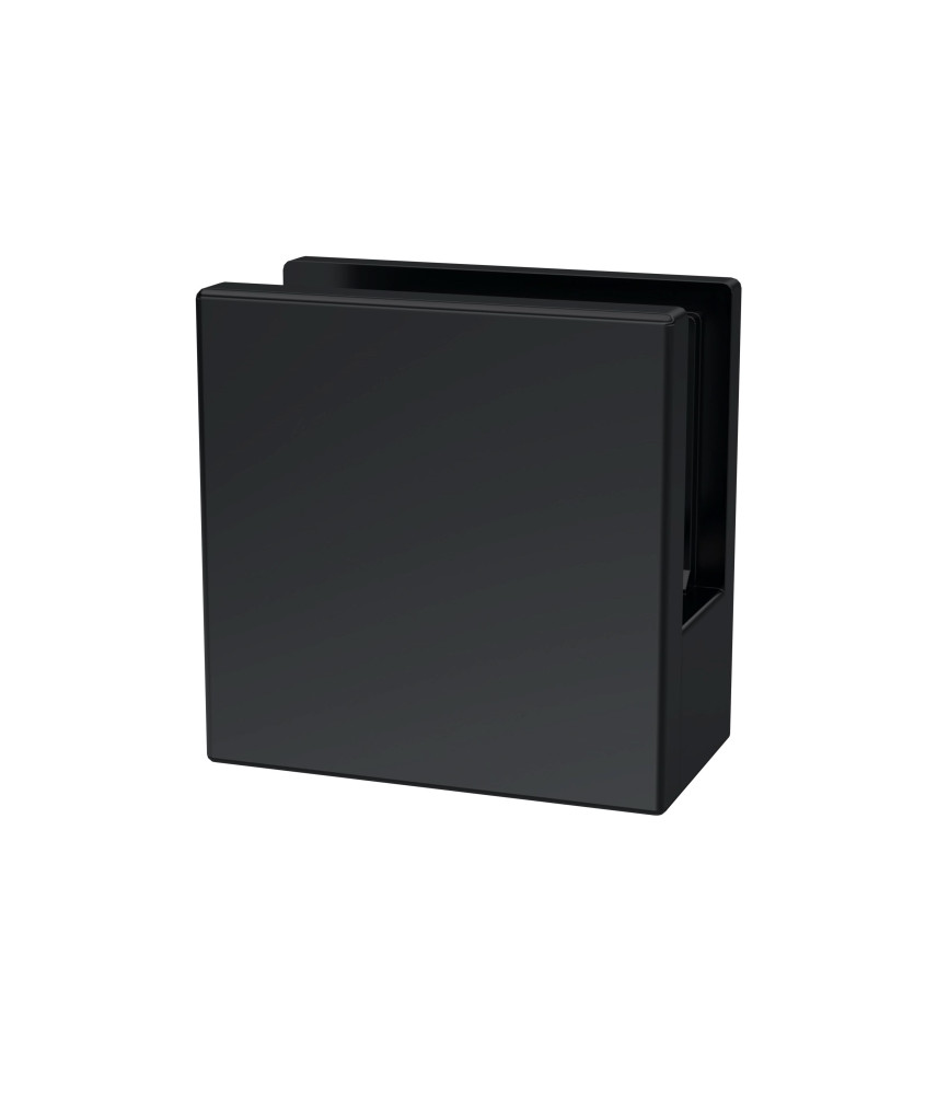 Nuie Wetroom Screen Foot And Wall Bracket - Matt Black
