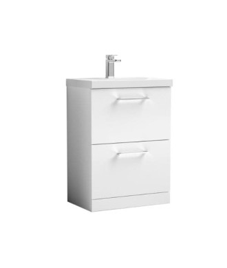 600 FS 2-Drawer Vanity & Basin 2