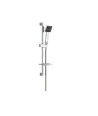 VeeBath Thermostatic Shower Riser Rail Kit with Exposed Mixer & Soap Dish - Chrome