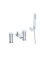 VeeBath Lagoon Soft Square Bath Shower Mixer Tap with Kit