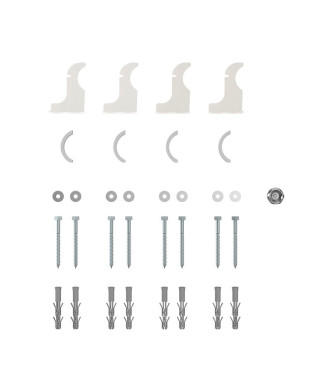 Veebath Regency Mirrored Radiator Bracket Pack