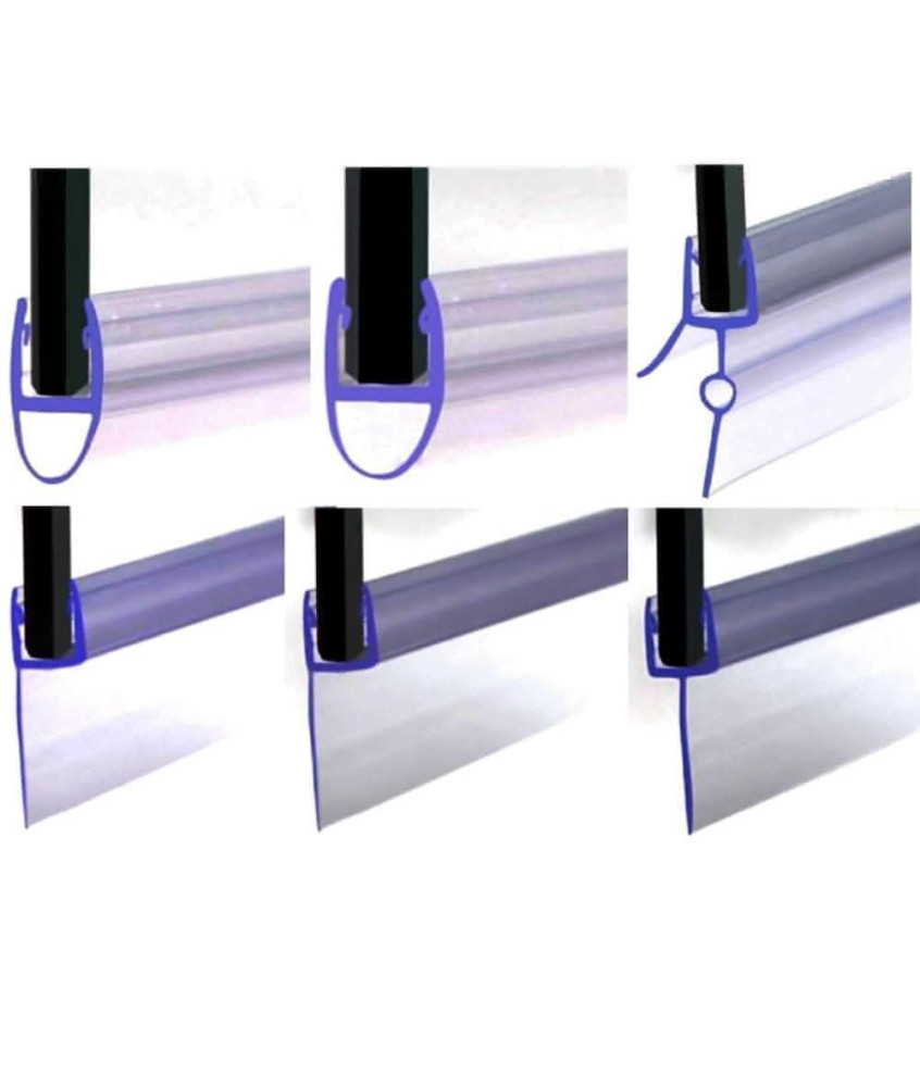 Gap upto 16mm BATH SCREEN SEAL For glass thickness 4-6mm
