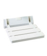 VeeBath Foldable Shower Seat, Wall Mounted, Disability Aid, White