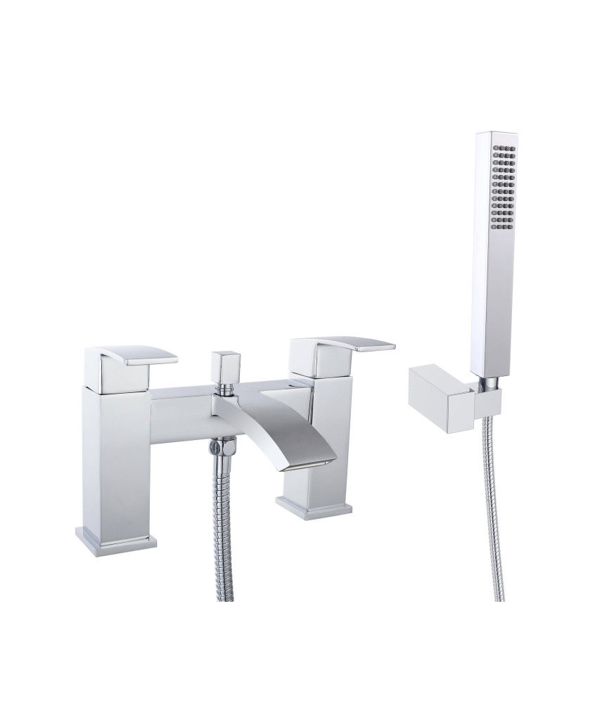 Trace Bath Shower Mixer Tap with Kit - Chrome