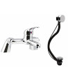 Perth Bath Filler Shower Mixer & Bath Pop-up Waste Plug Set
