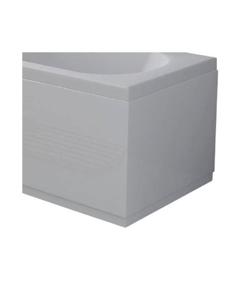 VeeBath Aeris Double End Bath Panel, Waterproof PVC Bath Side Cover Panel, Modern Bathroom Front Panel - Gloss Finish