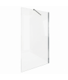 VeeBath Safira 8mm Glass Walk-In Wet Room Shower Screen Panel - Chrome