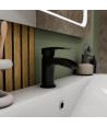 VeeBath Stream Round Waterfall Mono Basin Mixer Tap with Waste