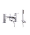 VeeBath Stream Round Waterfall Bath Shower Mixer Tap with Kit