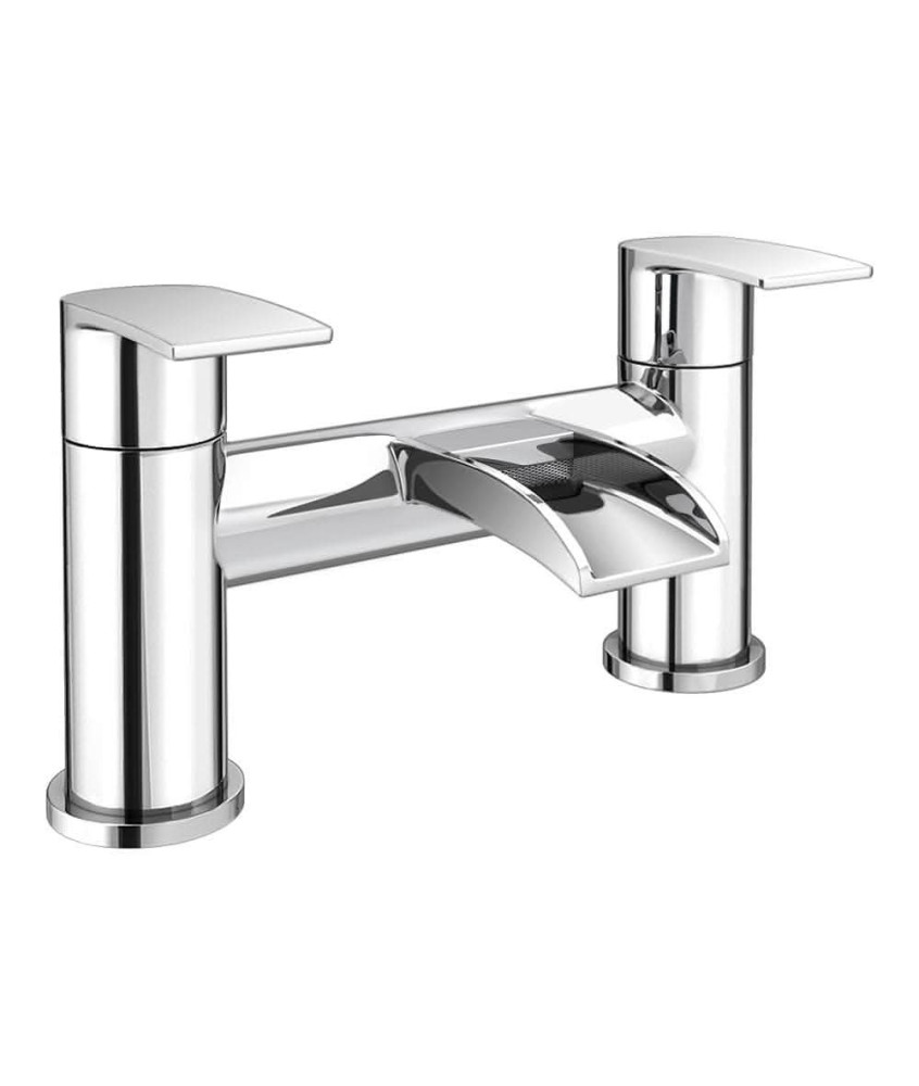 VeeBath Stream Round Waterfall Bath Filler Mixer Tap