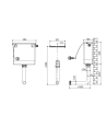 VeeBath TST100 Universal Dual Flush Concealed Cistern - Durable Bathroom Access Solution