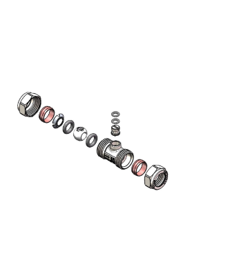 Home4less 15mm Compression Isolation Valve 2 Pack