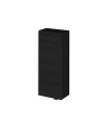 Hudson Reed Fusion Wall Hung Single Soft Close Door Cabinet without Basin, Modern Bathroom Furniture in Charcoal Black Finish...