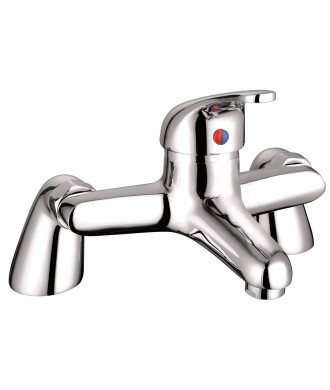 Perth Bath Filler Shower Mixer & Bath Pop-up Waste Plug Set