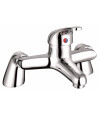 Perth Bath Filler Shower Mixer & Bath Pop-up Waste Plug Set