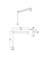 Nuie Kitchens Cleaner Sink Legs & Bracket, Durable Bathroom Accessories, Brushed Stainless Steel